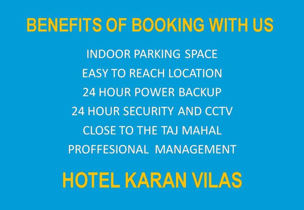 Hotel Karan Vilas Agra  Eksteriør billede